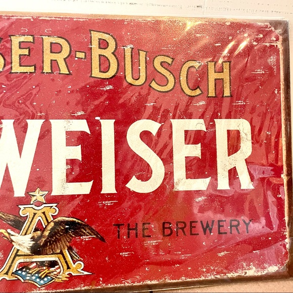 NEW Budweiser Metal Sign - Picture 3 of 3